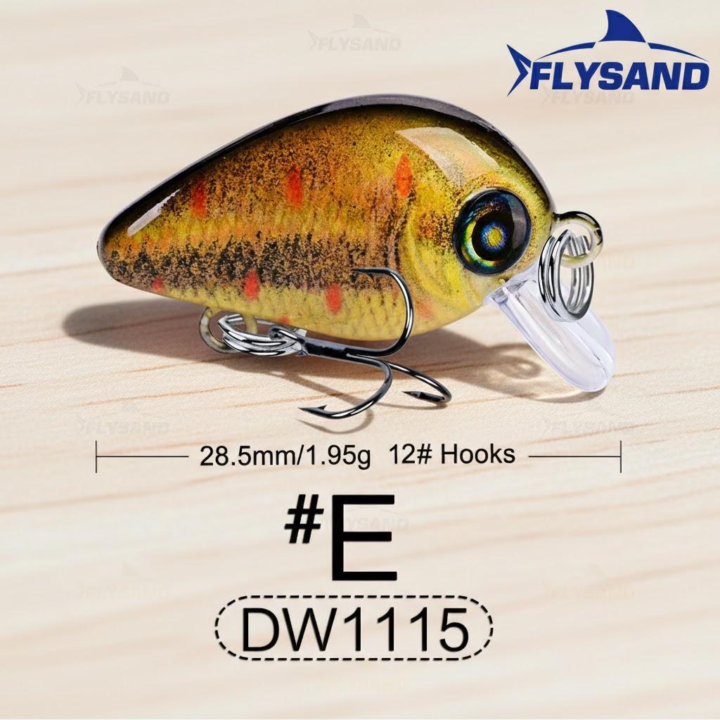 2.85cm Fishing Crankbait Lure 1.95g Mini Hard Bait Wobble Artificial Swimbait Freshwater Saltwater Fishing Tackle
2.85cm Fishing Crankbait Lure 1.95g Mini Hard Bait Wobble Artificial Swimbait Freshwater Saltwater Fishing Tackle