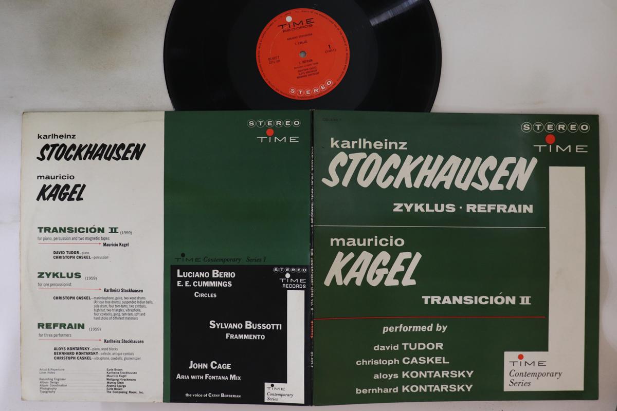 LP Record KARLHEINZ STOCKHAUSEN, MAURICIO KAG - Zyklus Refrain / Transicion II OS432T TIME Japan Classical Used
LP Record KARLHEINZ STOCKHAUSEN, MAURICIO KAG - Zyklus Refrain / Transicion II OS432T TIME Japan Classical Used