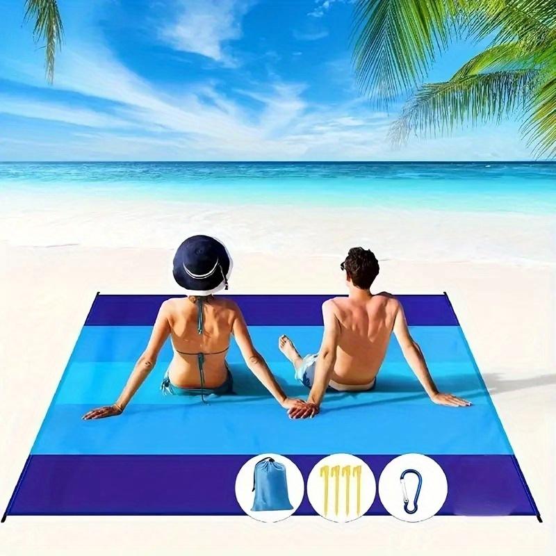 1pc Oversized Waterproof Beach Blanket for 4-7 Adults - Quick Drying Sandproof Picnic Mat for Outdoor Travel Camping Lightweight темно-синий
1pc Oversized Waterproof Beach Blanket for 4-7 Adults - Quick Drying Sandproof Picnic Mat for Outdoor Travel Camping Lightweight темно-синий