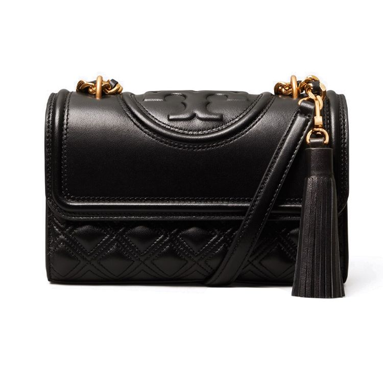 Tory Burch Fleming Diamond Quilted Embossed Print Tassel Pendant Woven Chain Flap Leather Crossbody Bag Small Women Bags Black 75576-001 Basic Set (Bag+Dust Bag)
Tory Burch Fleming Diamond Quilted Embossed Print Tassel Pendant Woven Chain Flap Leather Crossbody Bag Small Women Bags Black 75576-001 Basic Set (Bag+Dust Bag)