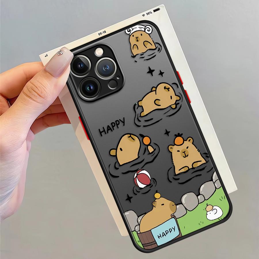 Capybara Cartoon Funda Back Phone Cover Case for iPhone 17 Pro Max 13 Mini Air 12 15 XS XR 11 16 Plus 14 7 8 SE iPhone X
Capybara Cartoon Funda Back Phone Cover Case for iPhone 17 Pro Max 13 Mini Air 12 15 XS XR 11 16 Plus 14 7 8 SE iPhone X