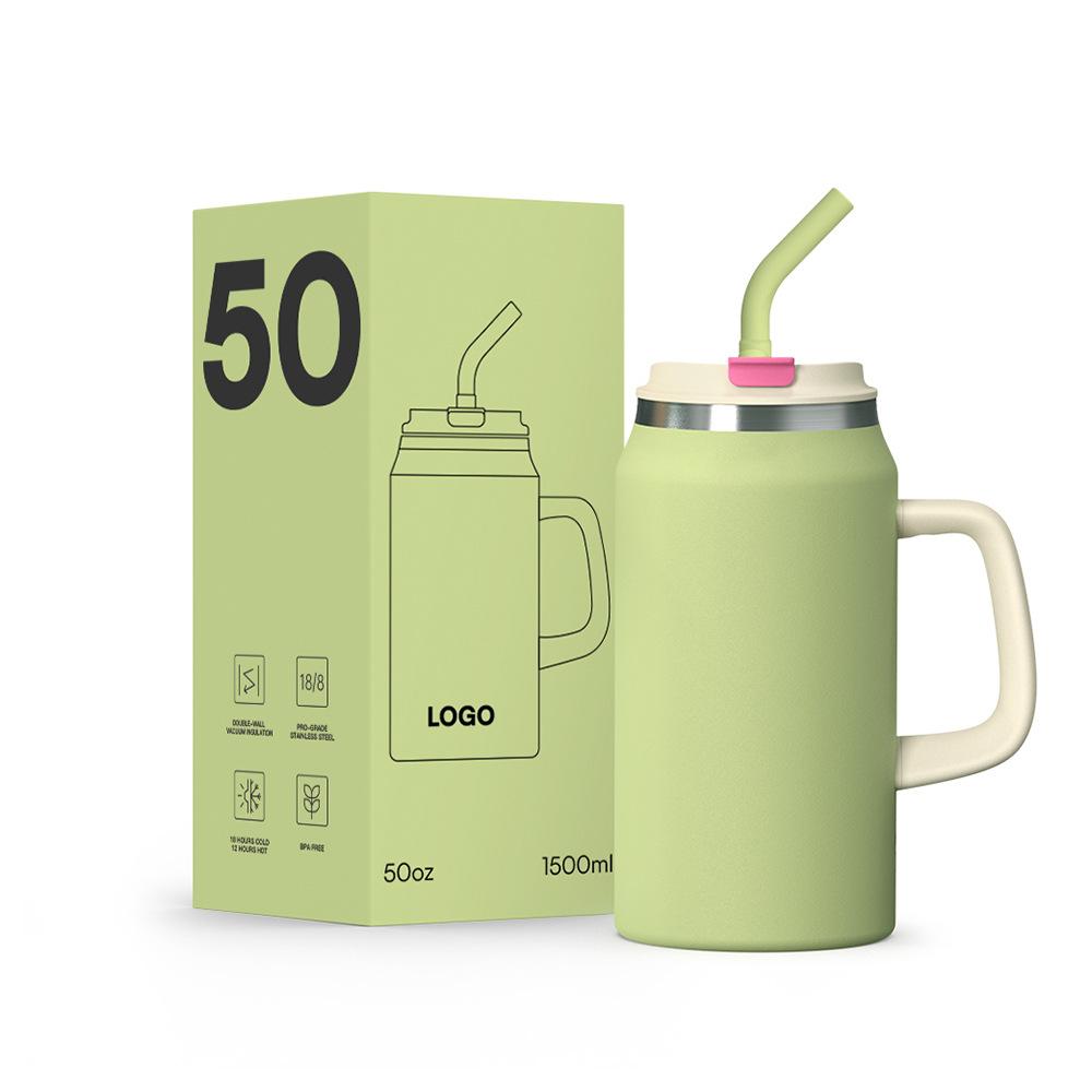 New 40oz car cup customization, handle cup cold-keeping Bingba cup large-capacity double-drinking straw car cup 18oz/550ml
New 40oz car cup customization, handle cup cold-keeping Bingba cup large-capacity double-drinking straw car cup 18oz/550ml