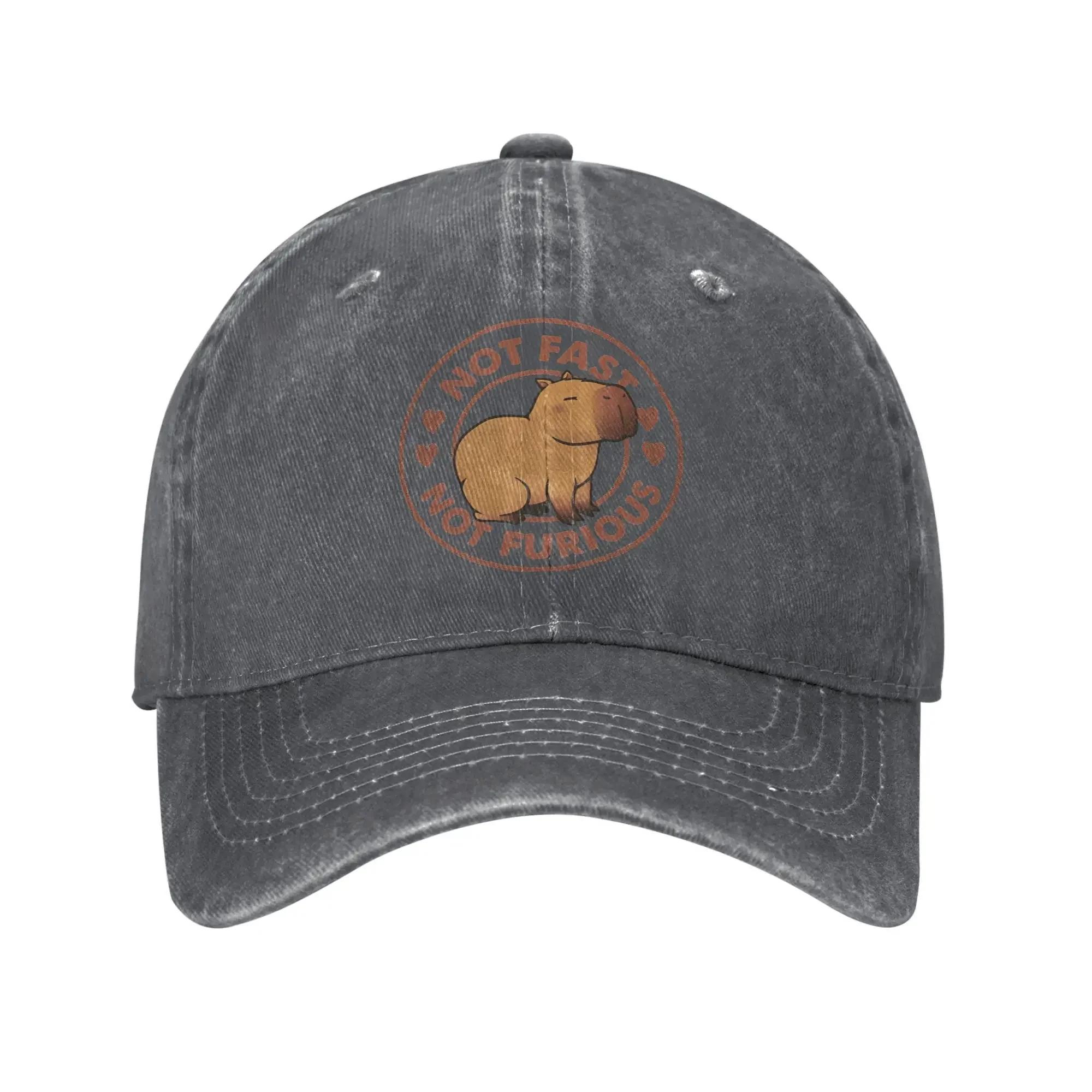Not Fast Not Furious Capybara Unisex Women Baseball Cap Cute Animal Distressed Caps Hat Retro Outdoor Unstructured Soft Snapback Adjustable
Not Fast Not Furious Capybara Unisex Women Baseball Cap Cute Animal Distressed Caps Hat Retro Outdoor Unstructured Soft Snapback Adjustable