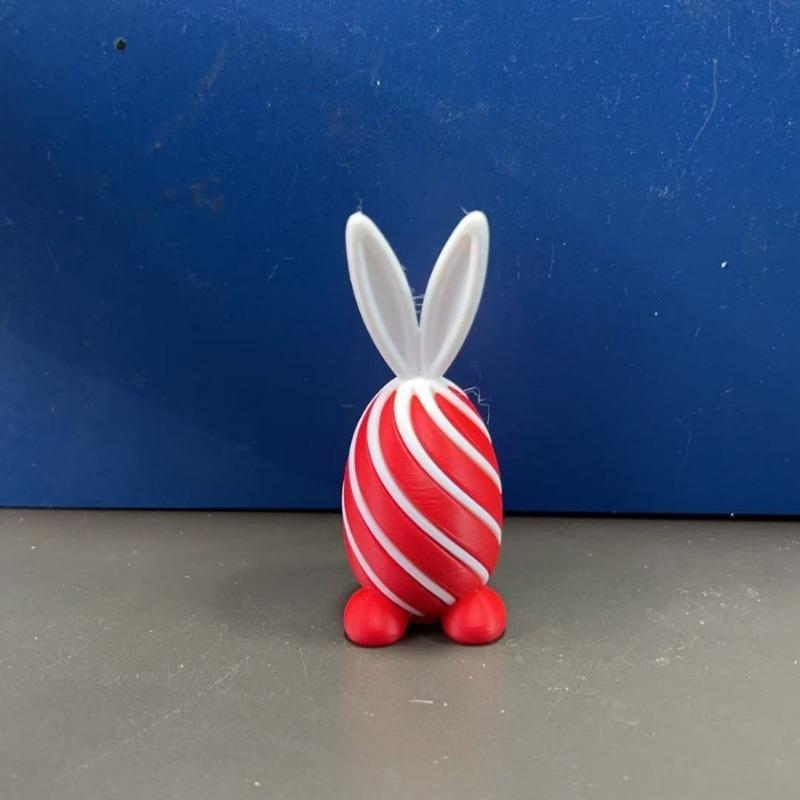 Rotating Rabbit Easter Egg Split Design Decorative Ornament 1PCS білий/червоний
Rotating Rabbit Easter Egg Split Design Decorative Ornament 1PCS білий/червоний