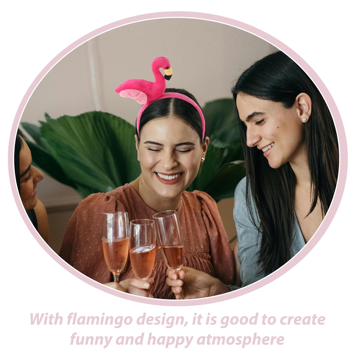 NUOBESTY Plush Flamingo Headband Cute Flamingo Hair Band Creative Hair Hoop for Halloween Birthday Summer Beach Hawaii Party (Rosy) Rosy
NUOBESTY Plush Flamingo Headband Cute Flamingo Hair Band Creative Hair Hoop for Halloween Birthday Summer Beach Hawaii Party (Rosy) Rosy