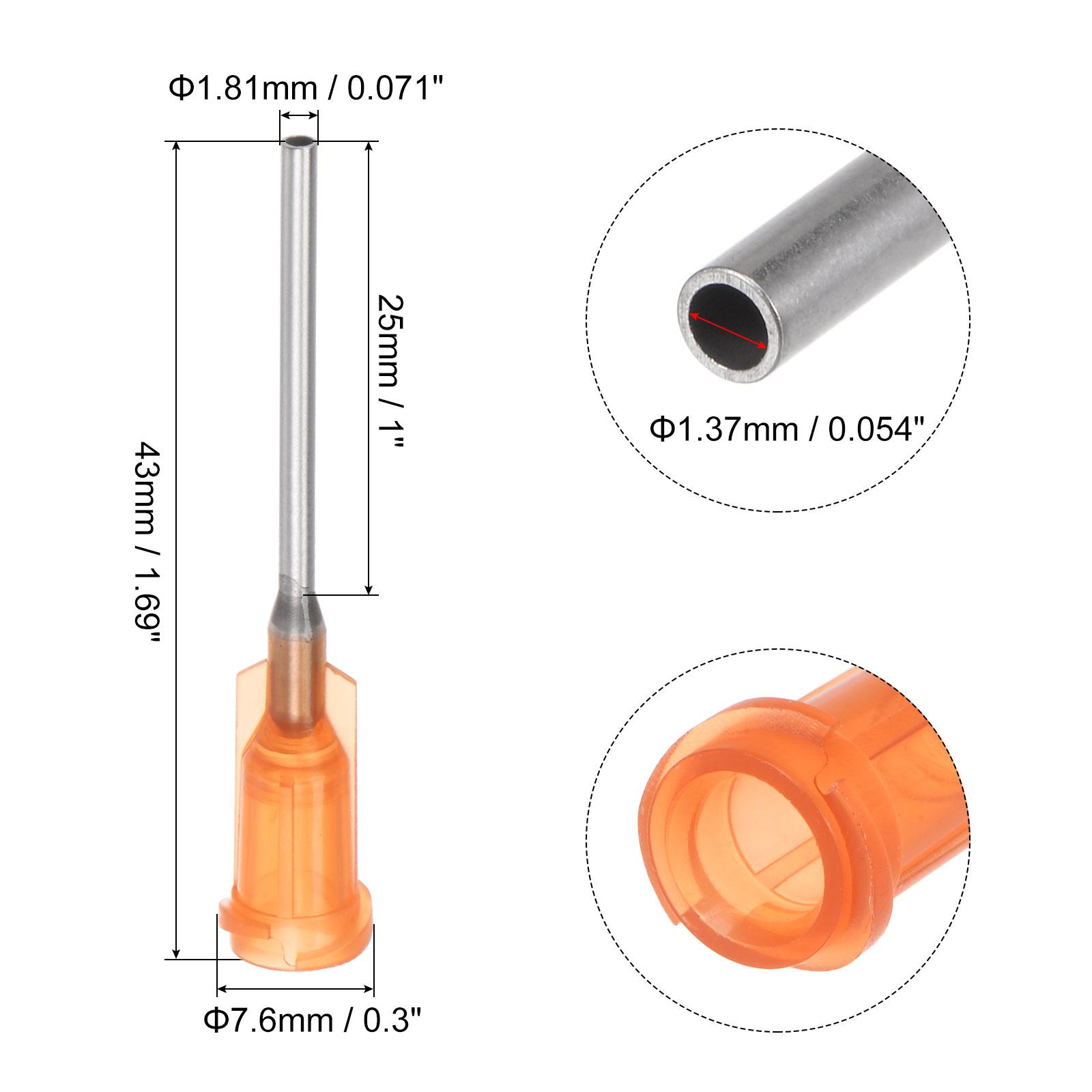 10/20pcs 14G 15G 16G 18G 19G 20G 21G 22G 1 Blunt Tip Dispensing Needle for Liquid Glue Gun 43mm Length 10pcs
10/20pcs 14G 15G 16G 18G 19G 20G 21G 22G 1 Blunt Tip Dispensing Needle for Liquid Glue Gun 43mm Length 10pcs