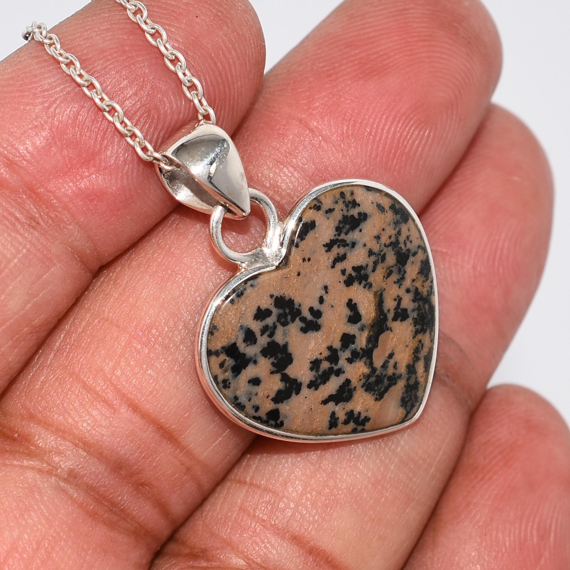 Natural Honey Dendrite Opal Pendant, 925 Sterling Silver Pendant Necklace, Natural Gemstone Pendant, Handmade Jewelry, Crystal Pendant, Gift For Her 1.25 Inches Length коричневий
Natural Honey Dendrite Opal Pendant, 925 Sterling Silver Pendant Necklace, Natural Gemstone Pendant, Handmade Jewelry, Crystal Pendant, Gift For Her 1.25 Inches Length коричневий