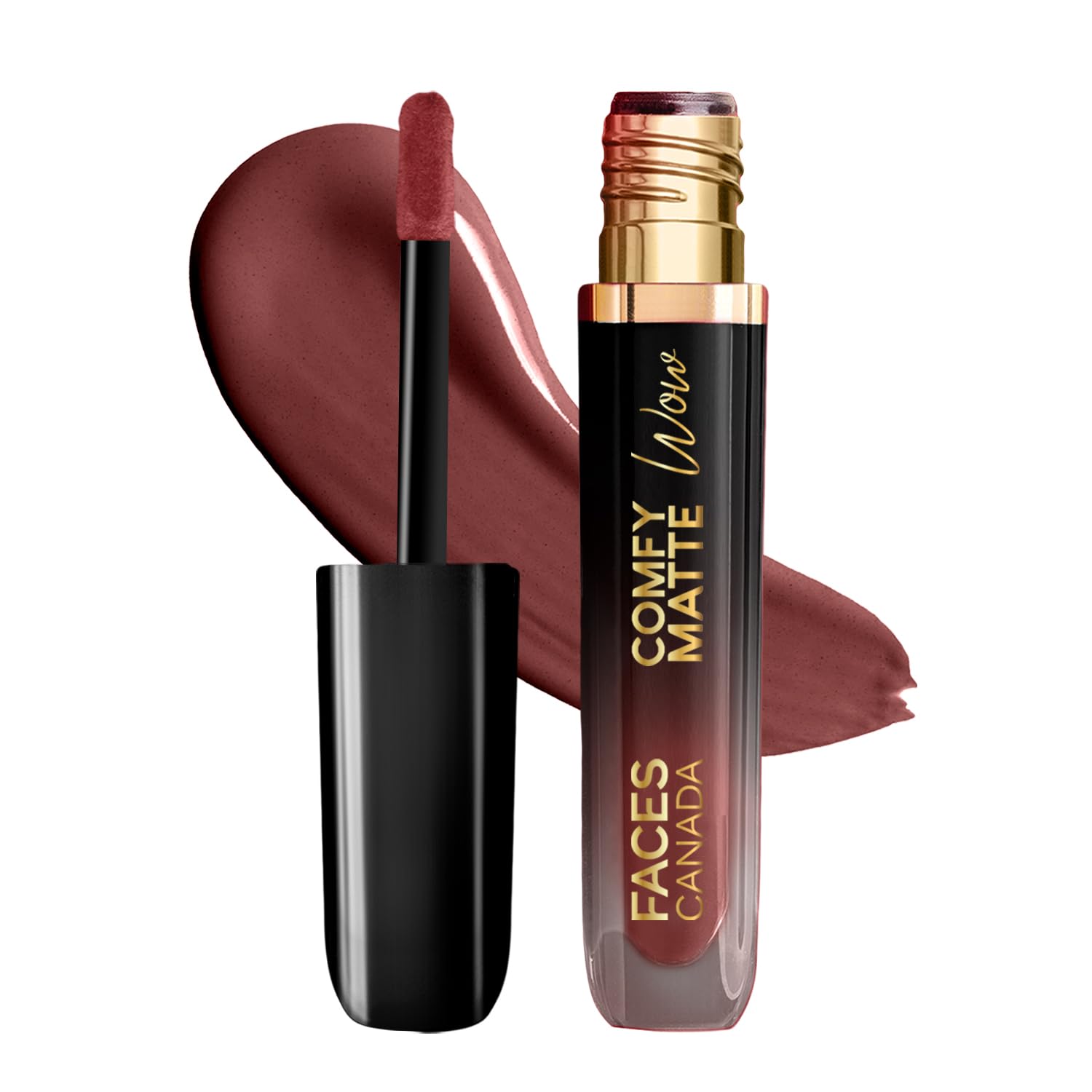 FACES CANADA Comfy Matte Wow Liquid Lipstick - Cocoa Crush 07 (Brown) 3.8ml | One Swipe Application | Highly Pigmented | Comfortable Wear | Glide
FACES CANADA Comfy Matte Wow Liquid Lipstick - Cocoa Crush 07 (Brown) 3.8ml | One Swipe Application | Highly Pigmented | Comfortable Wear | Glide