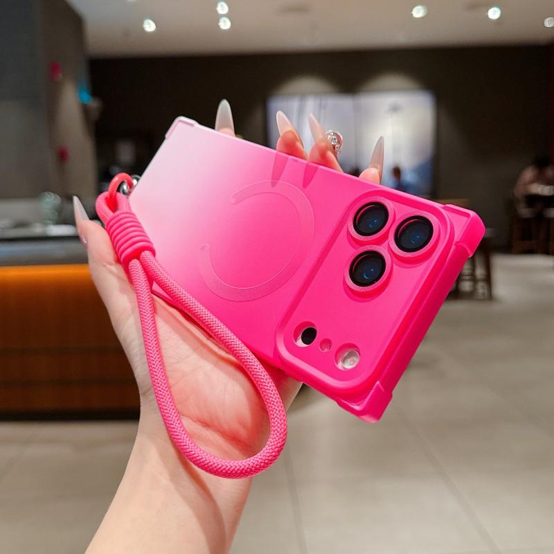Magnetic Case For iPhone 17 Pro Max 16 15 13 14 Plus Air Wristband Strap Right Angle Shockproof Short Lanyard Gradient oil Cover for iPhone 15&Case & Strap
Magnetic Case For iPhone 17 Pro Max 16 15 13 14 Plus Air Wristband Strap Right Angle Shockproof Short Lanyard Gradient oil Cover for iPhone 15&Case & Strap