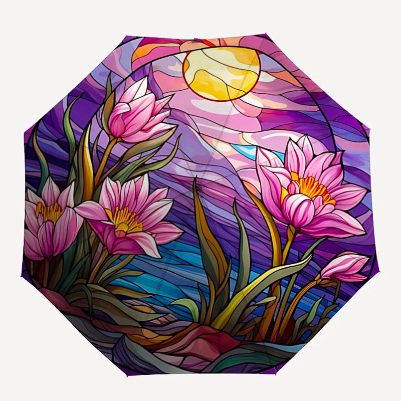 1PC Floral Sunset Automatic Opening And Closing, Sturdy Iron Frame, Portable Folding Design, Suitable For Men And Women In All Seasons10
1PC Floral Sunset Automatic Opening And Closing, Sturdy Iron Frame, Portable Folding Design, Suitable For Men And Women In All Seasons10