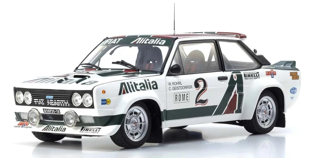Kyosho Original Fiat 131 Abarth 1978 Монте-Карло Готовый продукт KS08376G 1/18 #2
Kyosho Original Fiat 131 Abarth 1978 Монте-Карло Готовый продукт KS08376G 1/18 #2