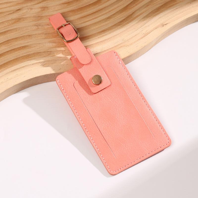 PU Leather Luggage Tag Suitcase Address Label Travel ID Clip Business Boarding Case Accessories розовый
PU Leather Luggage Tag Suitcase Address Label Travel ID Clip Business Boarding Case Accessories розовый