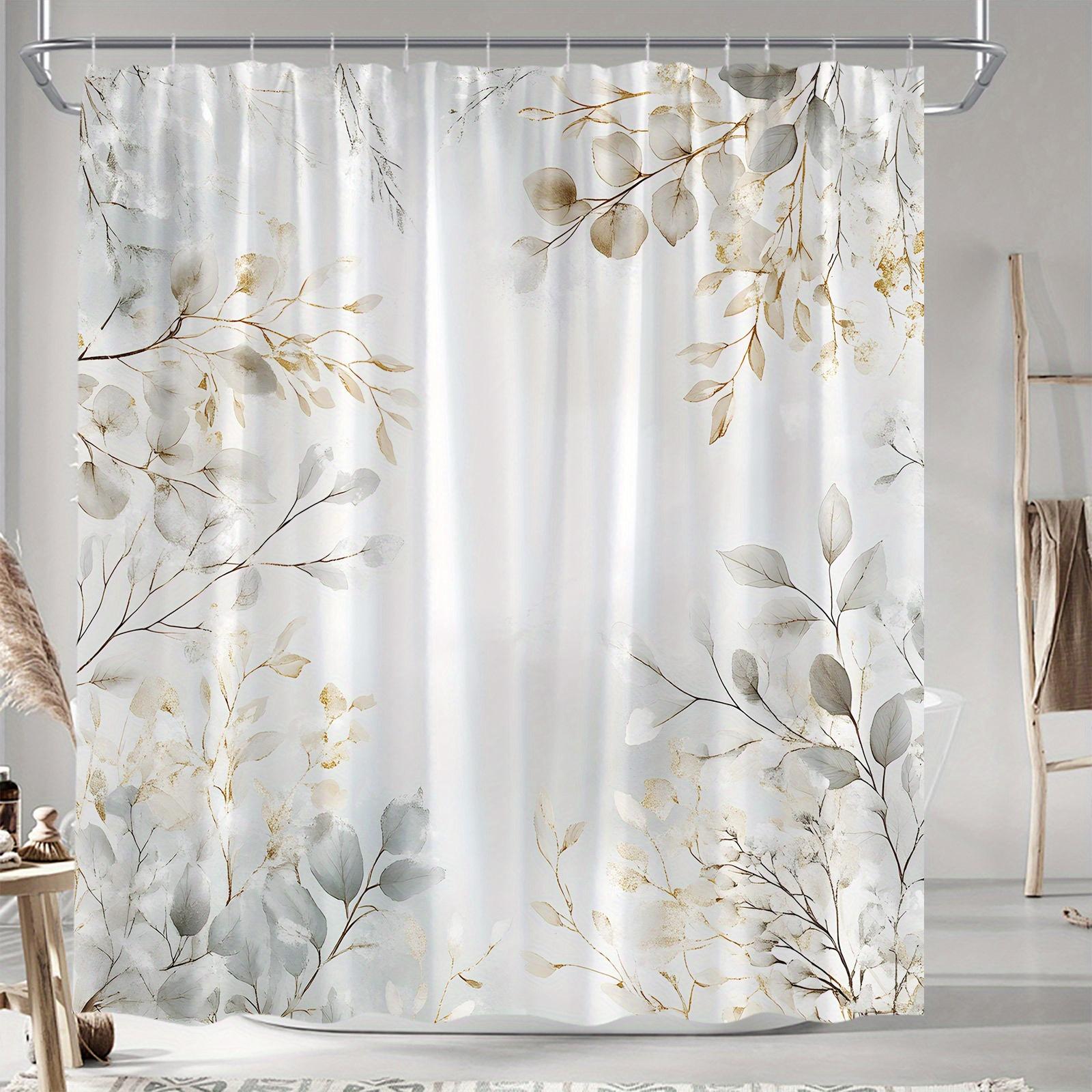 High-grade plant flower pattern waterproof shower curtain shower curtain partition bathroom hanging curtain creative decoration 90X180cm
High-grade plant flower pattern waterproof shower curtain shower curtain partition bathroom hanging curtain creative decoration 90X180cm