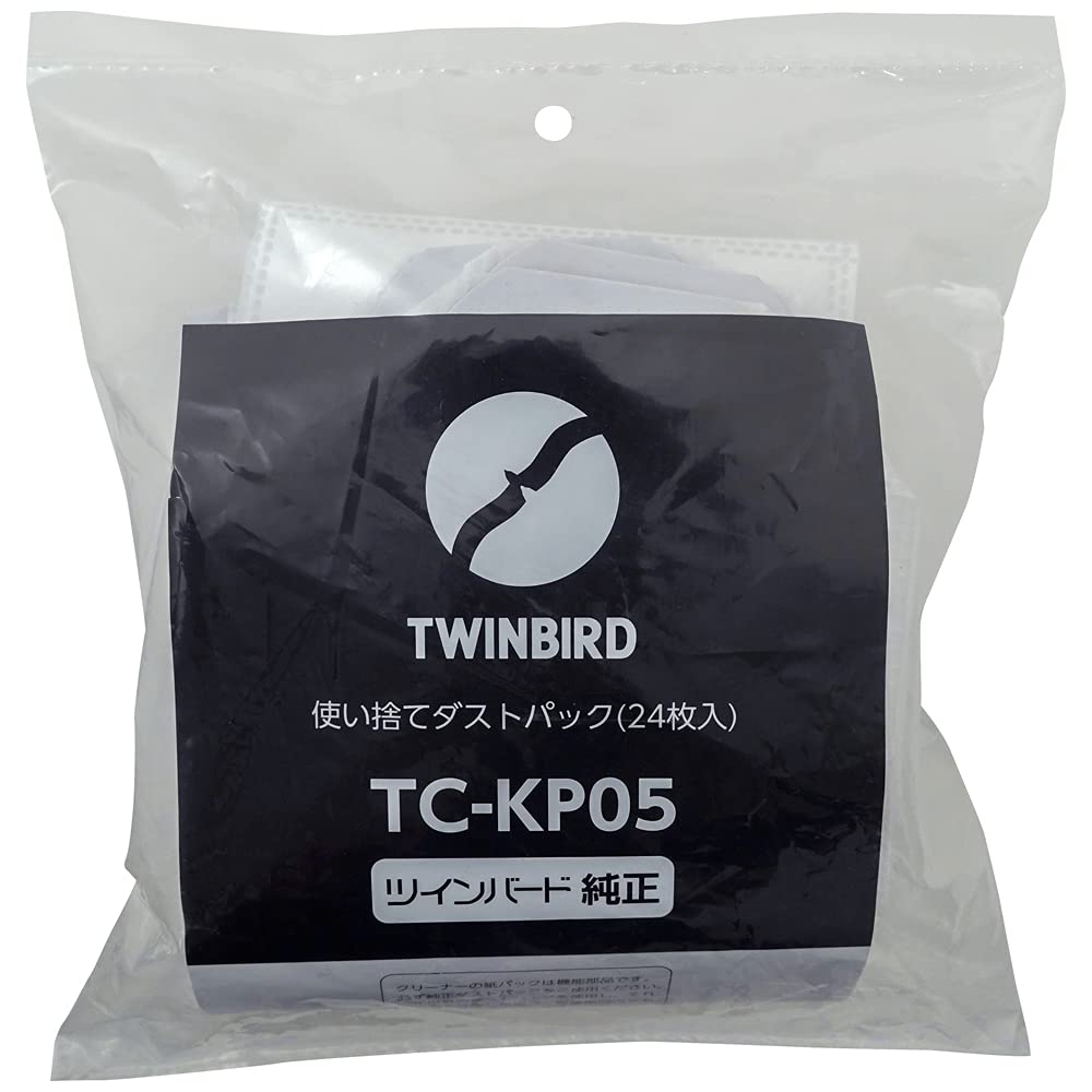 Twin Bird Vacuum Cleaner Disposable Dust Pack 24 Pieces Dedicated Paper Pack TC-E264B / TC-E263GY TC-KP05
Twin Bird Vacuum Cleaner Disposable Dust Pack 24 Pieces Dedicated Paper Pack TC-E264B / TC-E263GY TC-KP05
