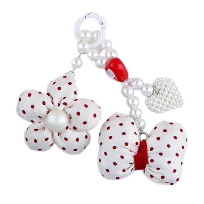 Lovely Bowknot Beaded Keychain for Handbag Purse Backpack Accessories with Sturdy Fabric Flower and Ribbon Designs
Lovely Bowknot Beaded Keychain for Handbag Purse Backpack Accessories with Sturdy Fabric Flower and Ribbon Designs