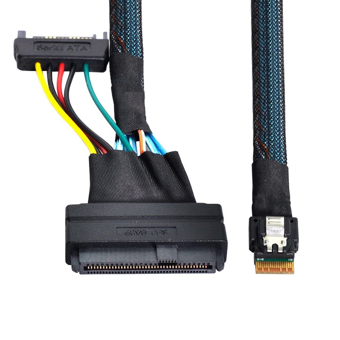 CHENYANG Motherboard Slim SAS SFF 8654 4i NVME PCIe SSD Cable for Intel SSD 750 p3600 p3700 U2 M.2 U.2 SFF-8639
CHENYANG Motherboard Slim SAS SFF 8654 4i NVME PCIe SSD Cable for Intel SSD 750 p3600 p3700 U2 M.2 U.2 SFF-8639