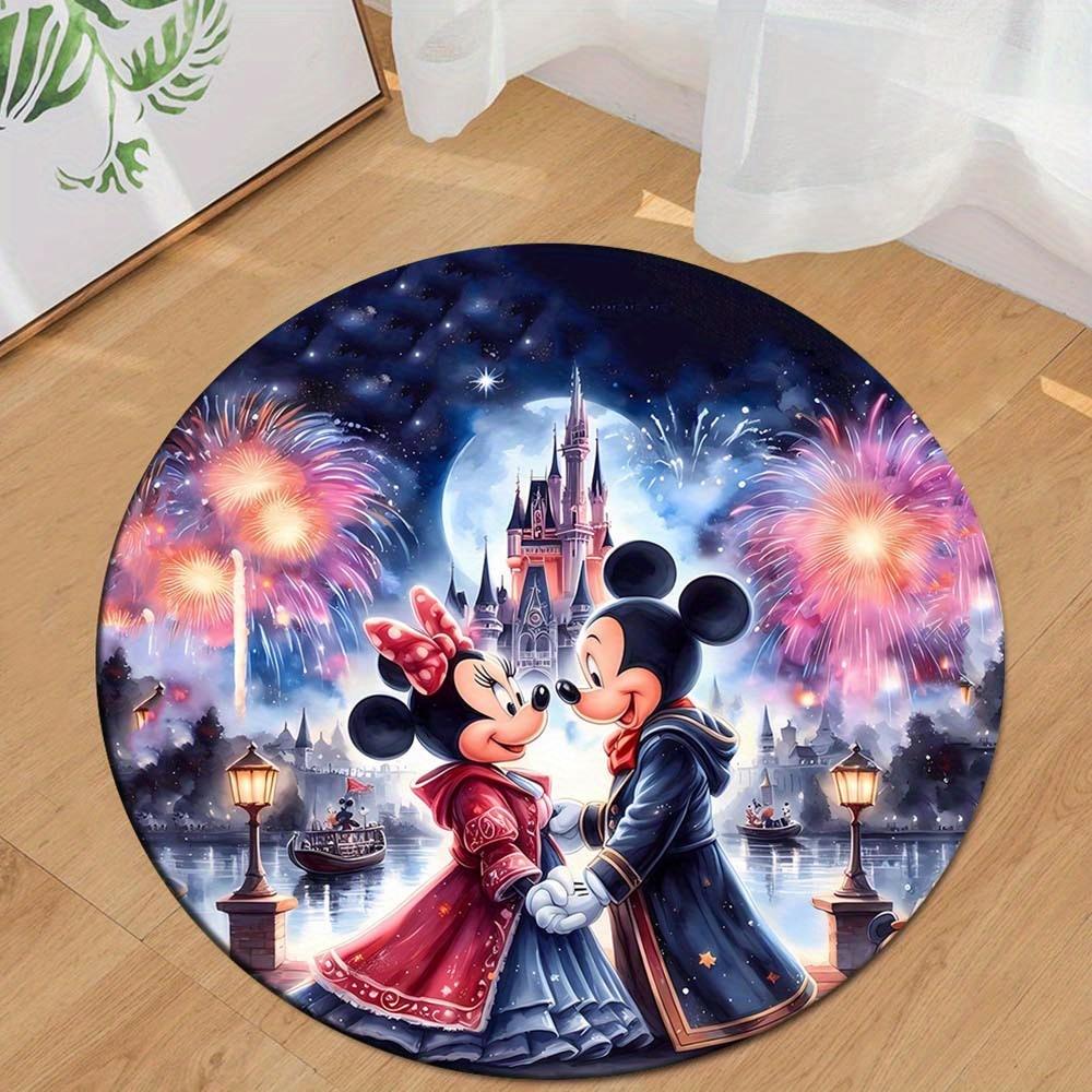 1pc Mickey Mouse Mickey & Minnie Round Area Rug , Playroom Bedroom Living Room Indoor Decor Rug , Perfect for Leisure Areas , Bedside , Cloa 80cm/31.5in
1pc Mickey Mouse Mickey & Minnie Round Area Rug , Playroom Bedroom Living Room Indoor Decor Rug , Perfect for Leisure Areas , Bedside , Cloa 80cm/31.5in