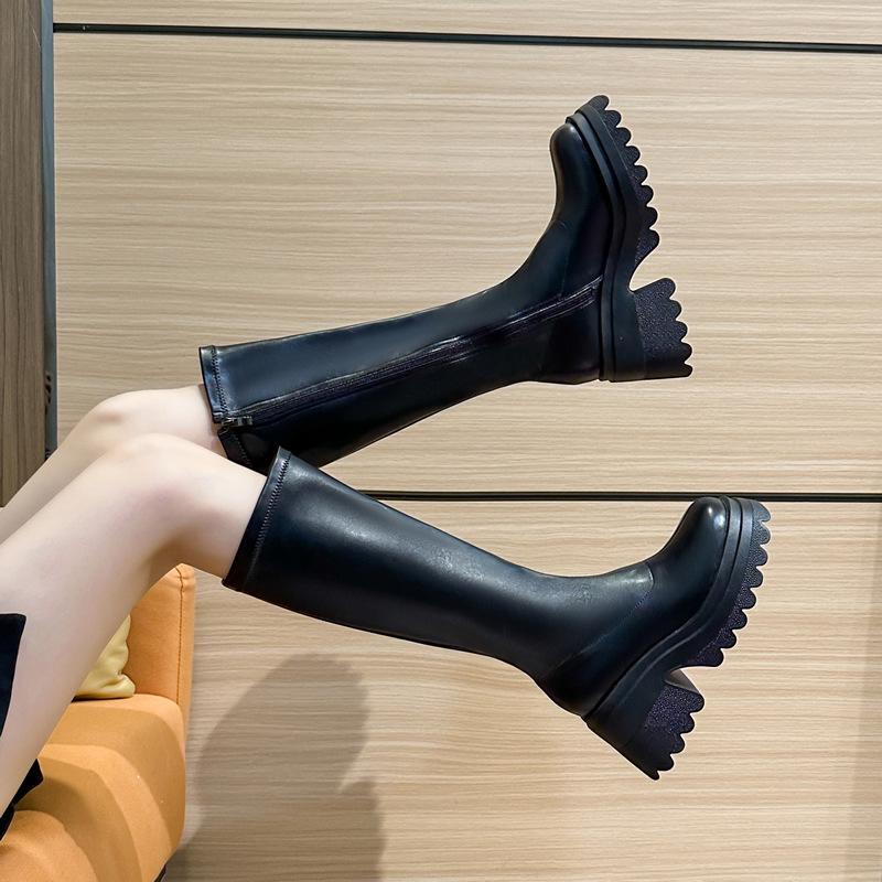Double tube circumference~ thick-soled 8cm women s shoes long boots thick-soled boots women s elastic tall tube knight spice girl long boots 41--43 40
Double tube circumference~ thick-soled 8cm women s shoes long boots thick-soled boots women s elastic tall tube knight spice girl long boots 41--43 40