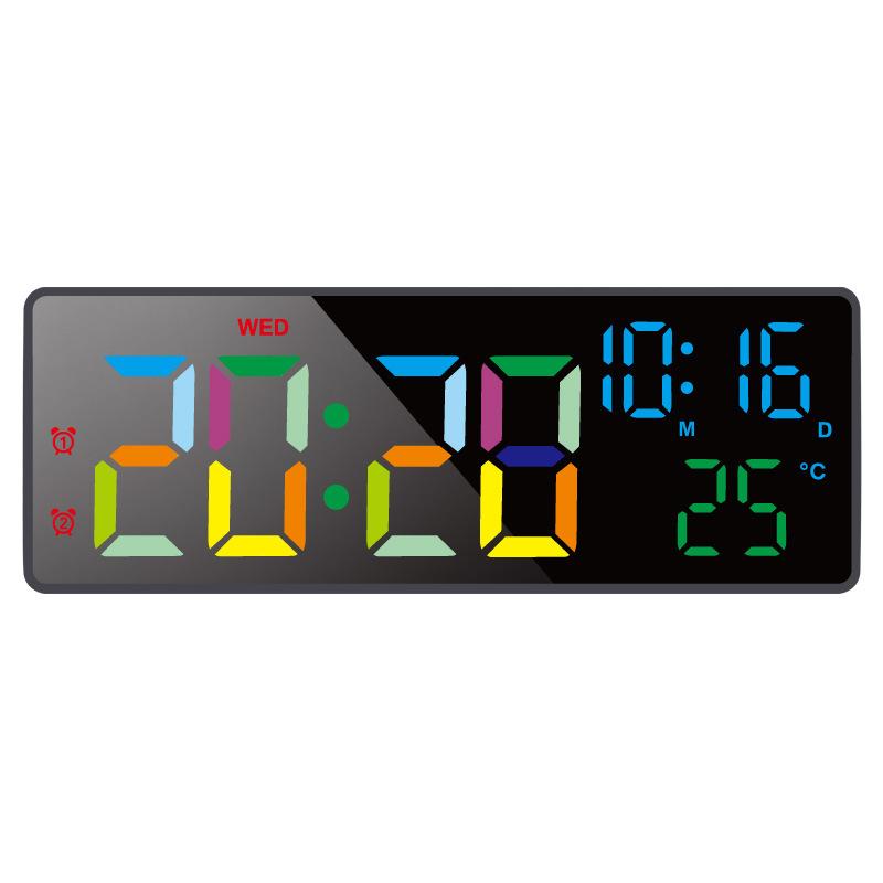 LED Clock digital temperature clock mirror alarm clock multifunctional clock battery plug-in dual-purpose alarm clock
LED Clock digital temperature clock mirror alarm clock multifunctional clock battery plug-in dual-purpose alarm clock