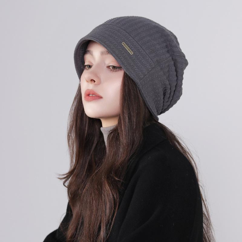Японская шляпа Lazy Wind, женская металлическая стандартная шляпа Baotou, зимняя простая холодная шляпа для уличного отдыха, новинка
