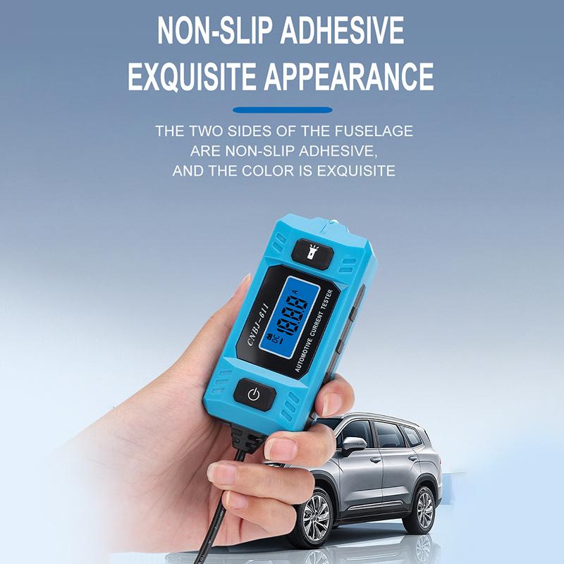Automotive Circuit Fault Probe Tester Car Relay Tester Circuit High-Precision 0.01A~19.99A Portable Car Fuse Current Test Tool чорний
Automotive Circuit Fault Probe Tester Car Relay Tester Circuit High-Precision 0.01A~19.99A Portable Car Fuse Current Test Tool чорний