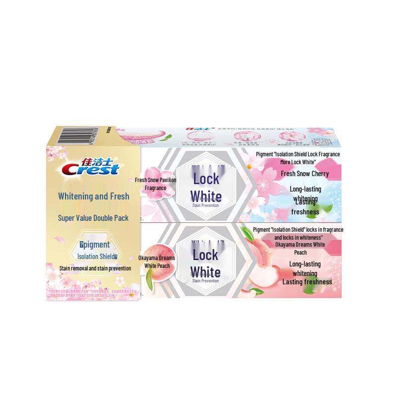 Crest Dual-Color Whitening Toothpaste
Crest Dual-Color Whitening Toothpaste