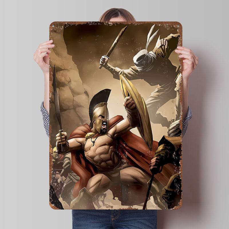 Spartan Spartacus Tin Plaque Poster Customized Wall Art Retro Vintage Metal Signs for Man Cave Bathroom Decor Wand Deko Room Men 7.9x11.8In(20x30cm)
Spartan Spartacus Tin Plaque Poster Customized Wall Art Retro Vintage Metal Signs for Man Cave Bathroom Decor Wand Deko Room Men 7.9x11.8In(20x30cm)