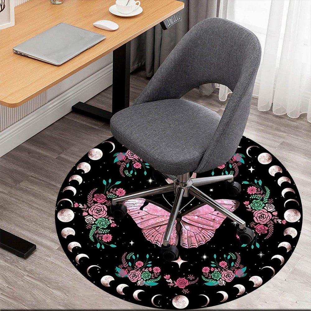Bohemian Moon Phase Butterfly Wall Art DecorRound Non-Slip chair mat chair carpet for office Rugs for Office Decor Gift For Valentine s Day Mother s D 80cm by 80cm
Bohemian Moon Phase Butterfly Wall Art DecorRound Non-Slip chair mat chair carpet for office Rugs for Office Decor Gift For Valentine s Day Mother s D 80cm by 80cm