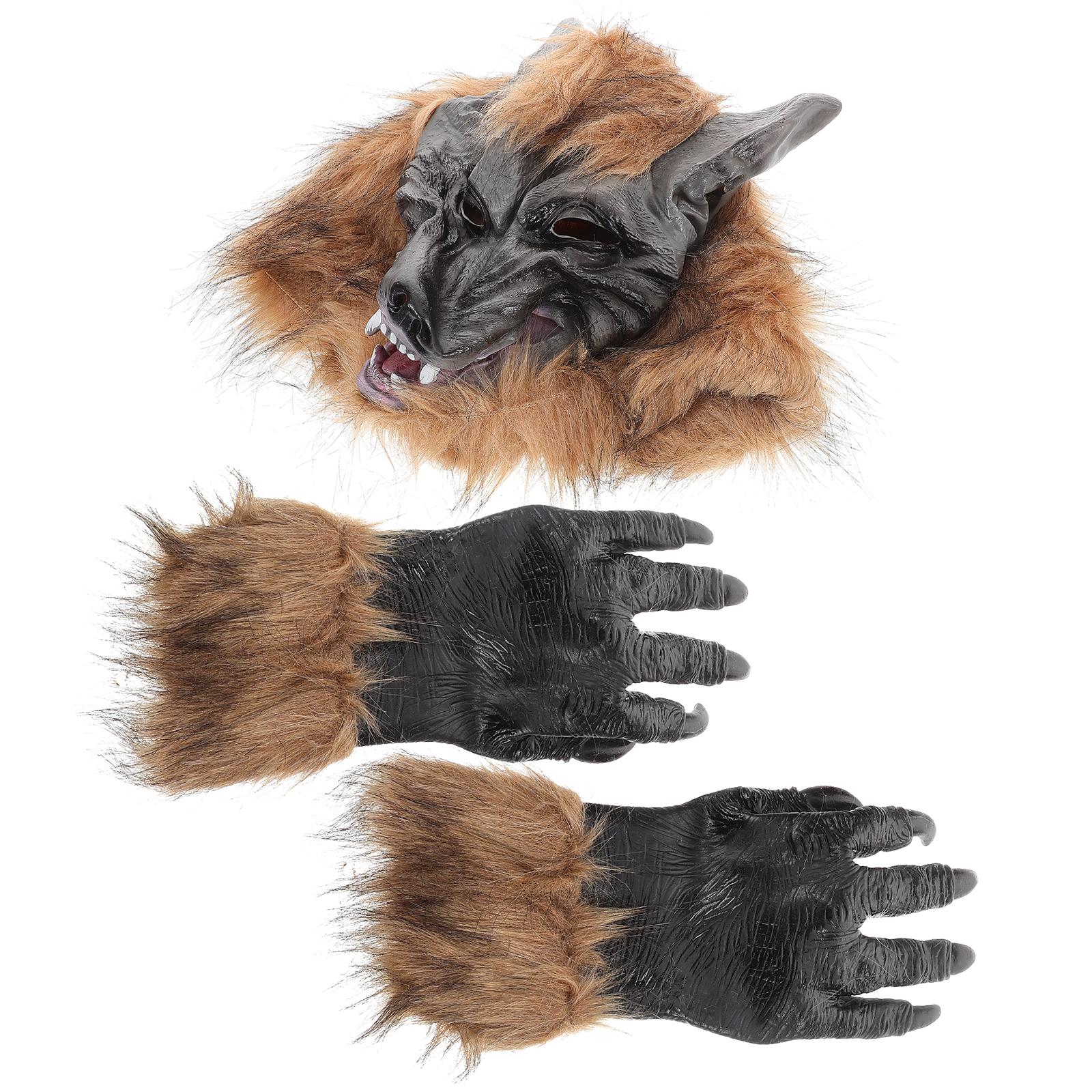 Adult Wolf Mask Wolf Face Masks With Claw Gloves Halloween Cosplay Mask Dress Up Props Adults Masquerade Mask Costumes Party
Adult Wolf Mask Wolf Face Masks With Claw Gloves Halloween Cosplay Mask Dress Up Props Adults Masquerade Mask Costumes Party