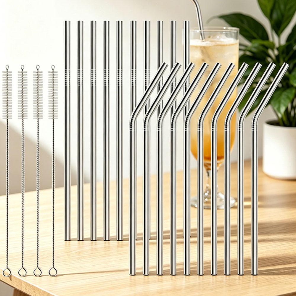 20Pcs Silver Metal Straws Set Pink Reusable Drinking Straws Rainbow Bent Straight 304 Stainless Steel Straw with 4 Clean Brush серебряный
20Pcs Silver Metal Straws Set Pink Reusable Drinking Straws Rainbow Bent Straight 304 Stainless Steel Straw with 4 Clean Brush серебряный