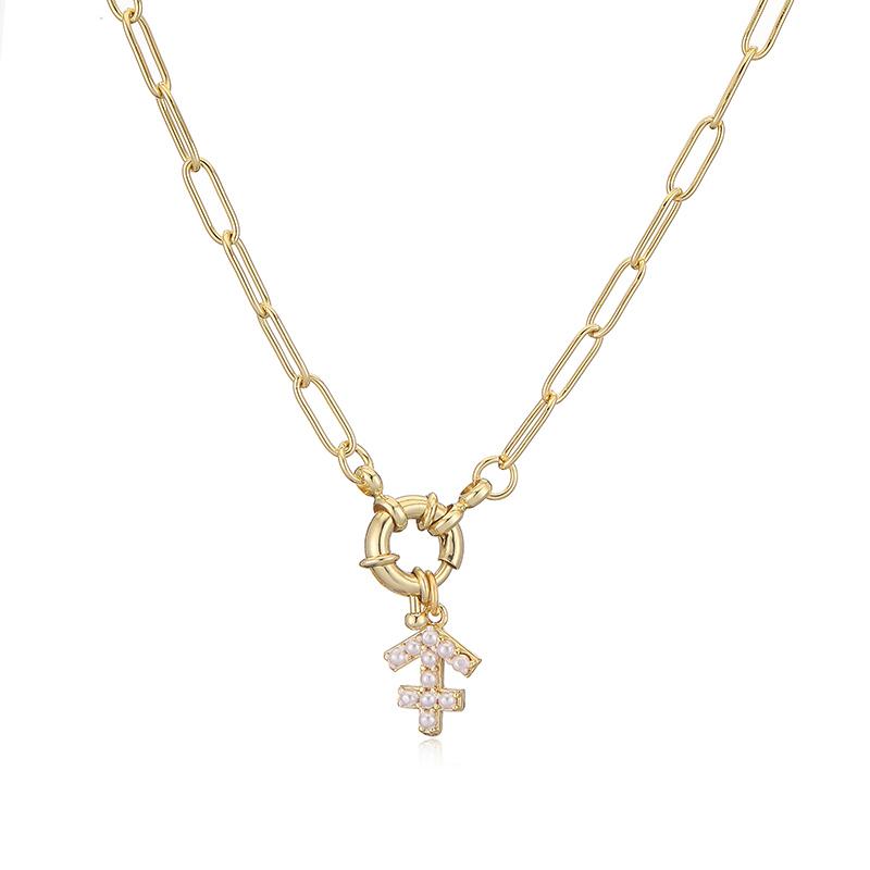 HECHENG,Brass 18K Golden Plated Inlaid Small Pearls Sweet And Lovely Ladies Constellation Necklace Ladies Jewellery Gift Other
HECHENG,Brass 18K Golden Plated Inlaid Small Pearls Sweet And Lovely Ladies Constellation Necklace Ladies Jewellery Gift Other