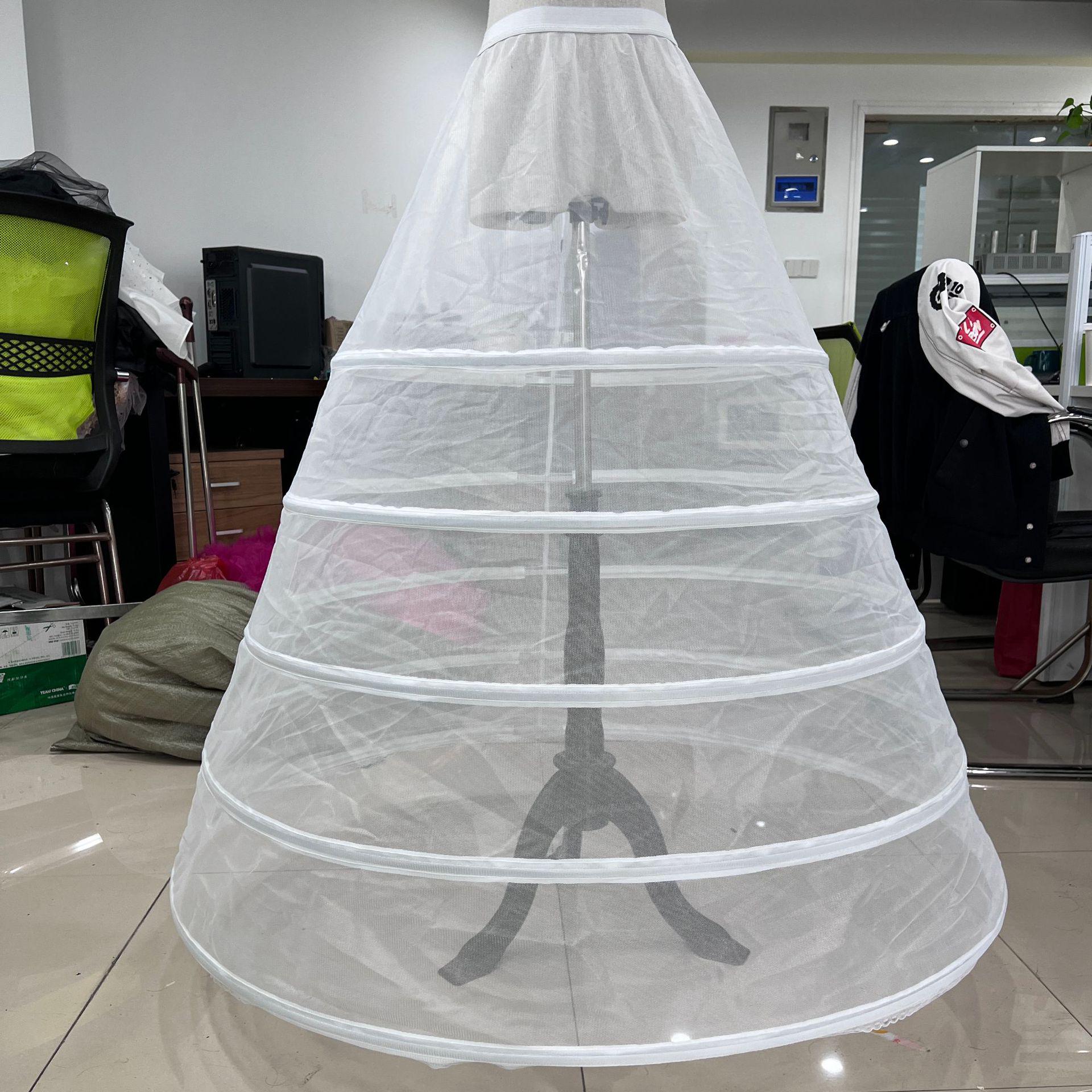 Extra Large 5-Hoop Wedding Petticoat Underskirt - Super Puffy Bridal Fishbone Gown Lining 110cm
Extra Large 5-Hoop Wedding Petticoat Underskirt - Super Puffy Bridal Fishbone Gown Lining 110cm