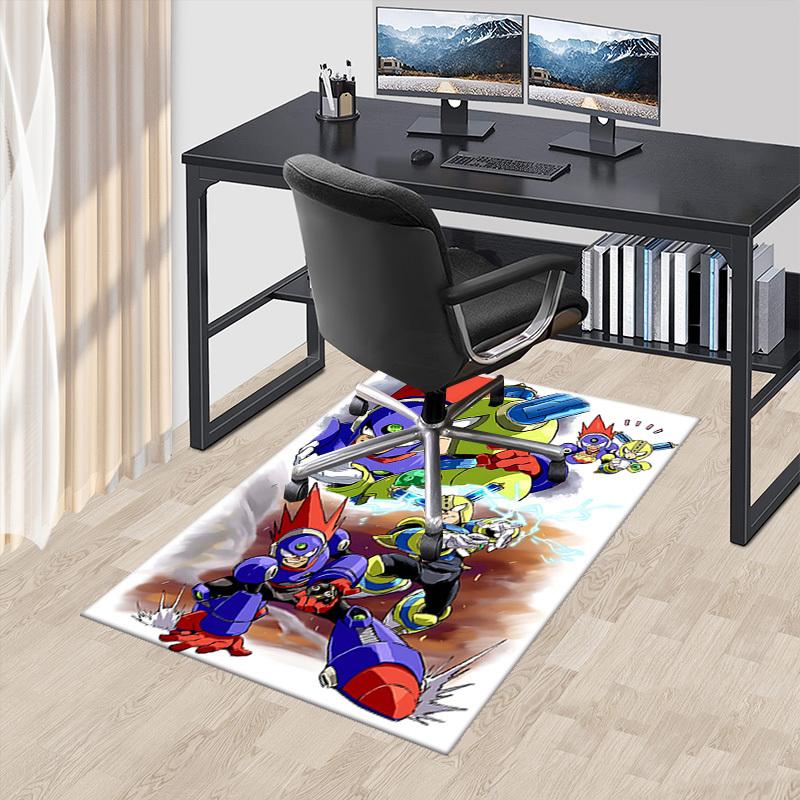 1pc Megaman Anime Cartoon Design Office Chair Mat Non-Slip Carpet for Home Decor, Living Room, Bedroom, Game Room - Perfect Gift for Fans.Y089 60cm by 90cm
1pc Megaman Anime Cartoon Design Office Chair Mat Non-Slip Carpet for Home Decor, Living Room, Bedroom, Game Room - Perfect Gift for Fans.Y089 60cm by 90cm