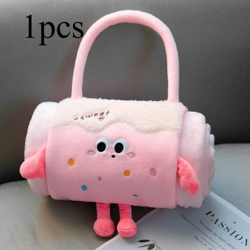 1pcs Cartoon Animal Pillow Blanket 2 in 1 Office Nap Pillow Blanket Plush Sofa Blanket Air Conditioning Blanket 80x100cm рожевий
1pcs Cartoon Animal Pillow Blanket 2 in 1 Office Nap Pillow Blanket Plush Sofa Blanket Air Conditioning Blanket 80x100cm рожевий