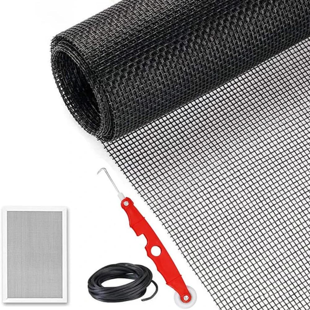 Screen Repair Kit Designed for Window Door Patio and Porch Screen Replacement with Screen Net Rubber Strip and Repair Tools
Screen Repair Kit Designed for Window Door Patio and Porch Screen Replacement with Screen Net Rubber Strip and Repair Tools