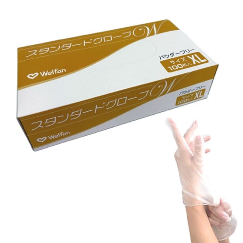 Welfan Disposable Gloves, Standard Gloves W, XL Size, 100-Count, Powder-Free Plastic Gloves, Ambidextrous, Thin PVC Gloves, Large Sizes, Powder-Free,
Welfan Disposable Gloves, Standard Gloves W, XL Size, 100-Count, Powder-Free Plastic Gloves, Ambidextrous, Thin PVC Gloves, Large Sizes, Powder-Free,