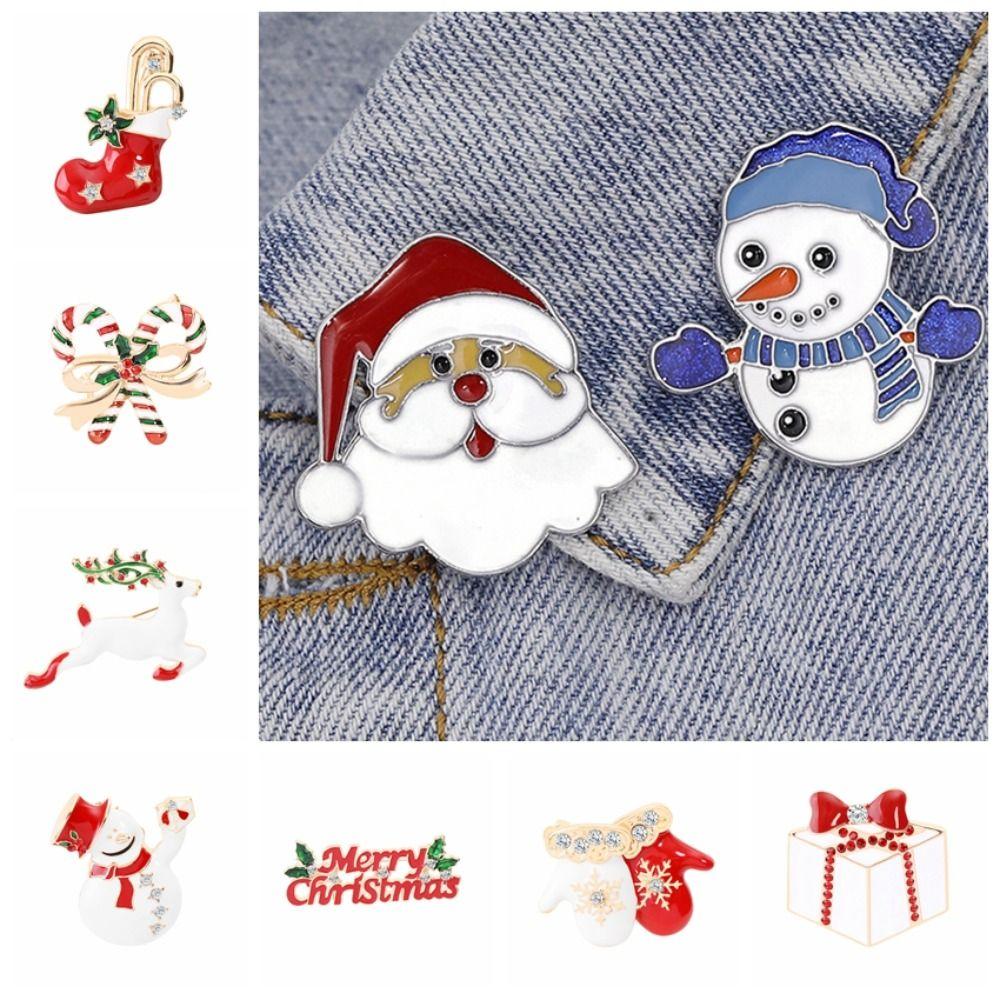 Halloween Santa Rhinestone Badge Fashionable New Year Pins Exquisite Christmas Brooch Hat Badge
Halloween Santa Rhinestone Badge Fashionable New Year Pins Exquisite Christmas Brooch Hat Badge