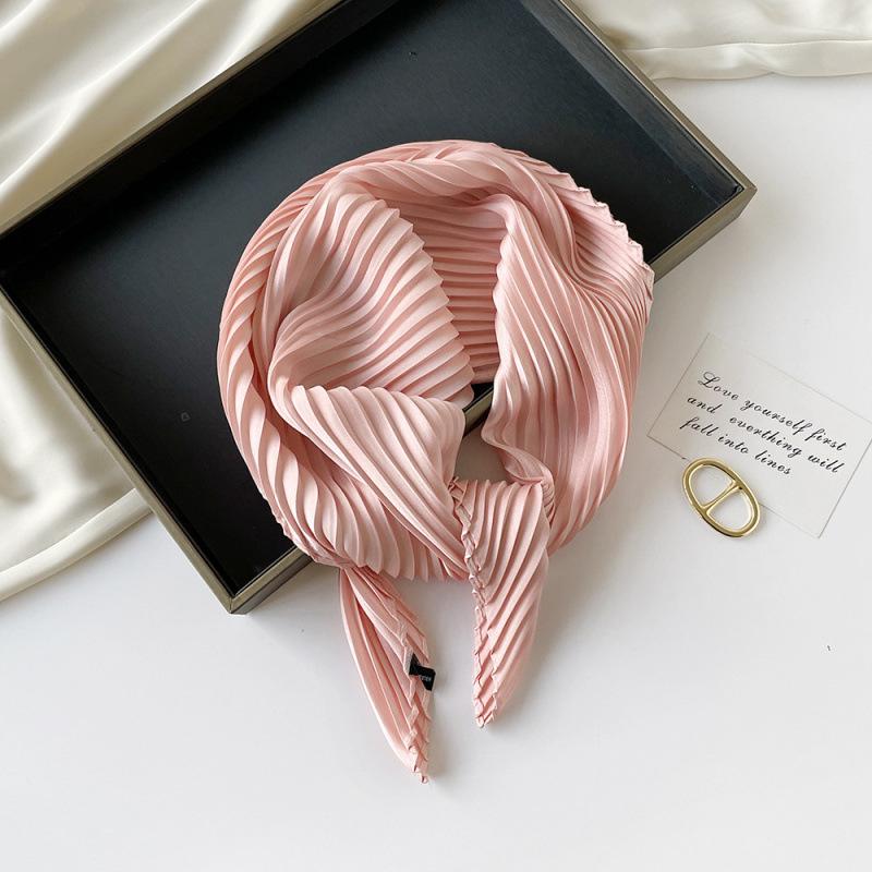 Летний ярко-оранжевый жатый шелковый шарф и милая японская корейская повязка для волос 70cm
Летний ярко-оранжевый жатый шелковый шарф и милая японская корейская повязка для волос 70cm