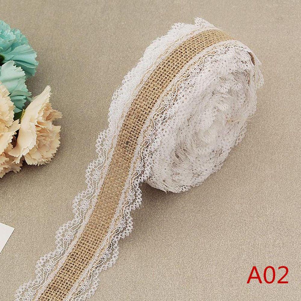 Party DIY With White Lace Trim Edge Hessian Lace Ribbon Wedding Supplies Jute Burlap Home Decor 02
Party DIY With White Lace Trim Edge Hessian Lace Ribbon Wedding Supplies Jute Burlap Home Decor 02
