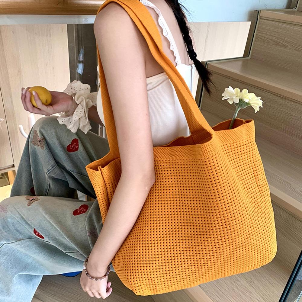 Casual Hollow Woven Bag Large Capacity Braided Underarm Bag Beach Knitted Handbag Travel білий
Casual Hollow Woven Bag Large Capacity Braided Underarm Bag Beach Knitted Handbag Travel білий