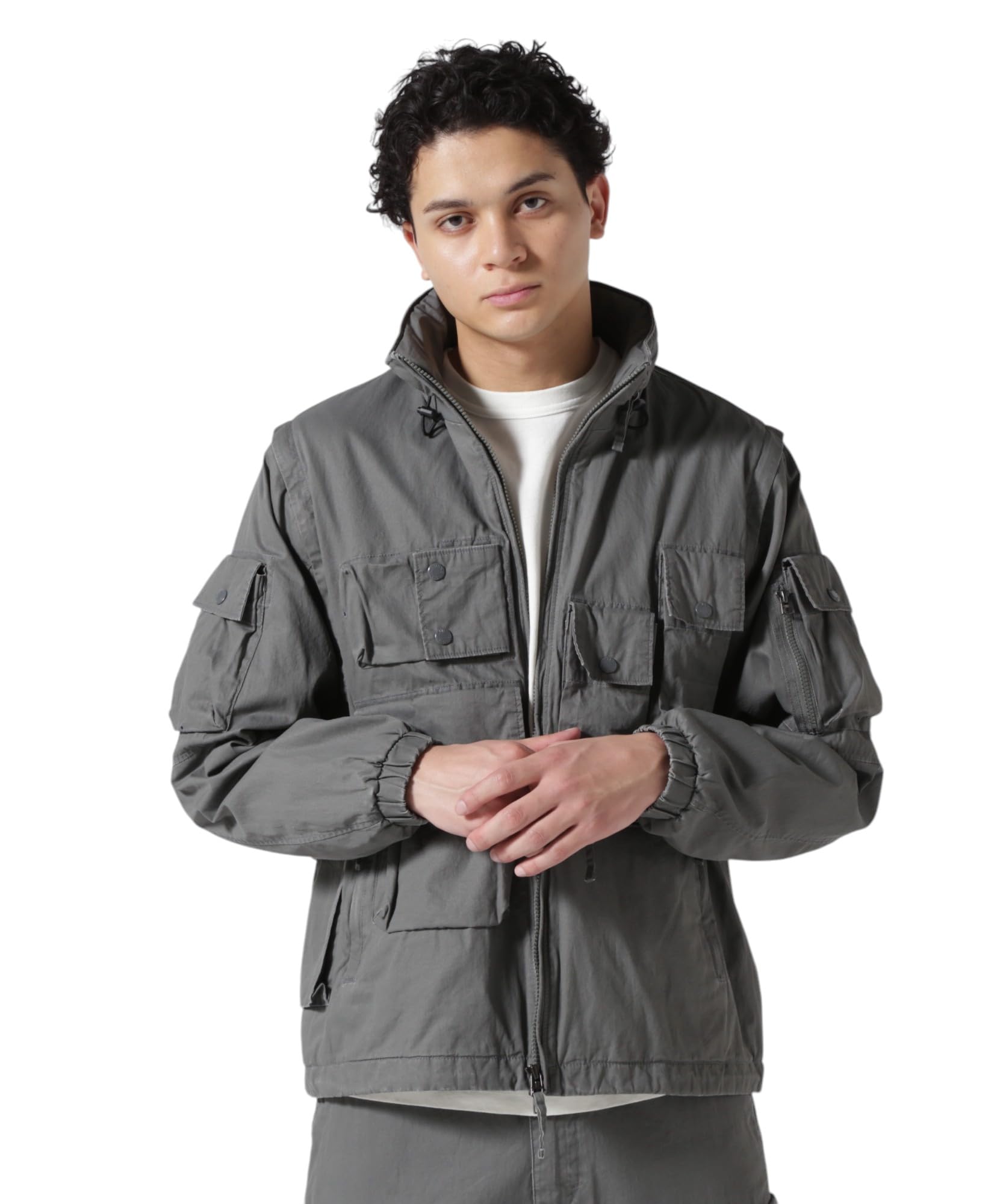 AVIREX PIGMENT 2WAY CARRIER JACKET Men s L Sage 783-5152004
AVIREX PIGMENT 2WAY CARRIER JACKET Men s L Sage 783-5152004