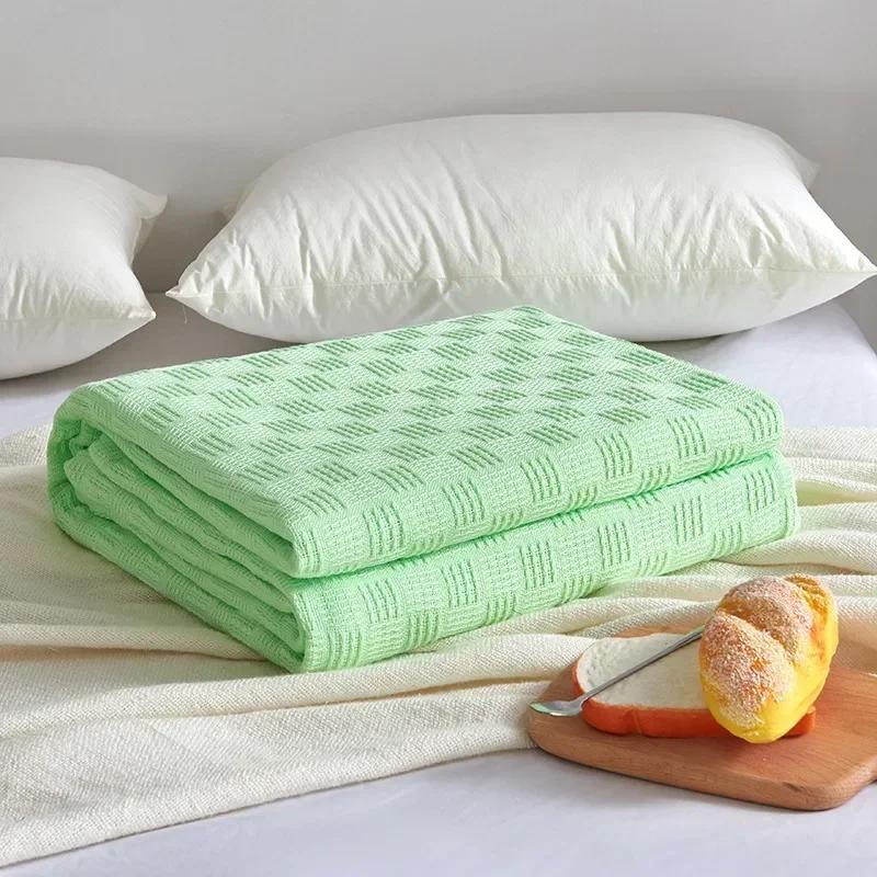 Простое хлопковое одеяло из ниток, летнее одеяло для кондиционирования воздуха, спальня, кровать, диван, модное одеяло для обеда, Manta de verano 150x200cm зелёный
Простое хлопковое одеяло из ниток, летнее одеяло для кондиционирования воздуха, спальня, кровать, диван, модное одеяло для обеда, Manta de verano 150x200cm зелёный