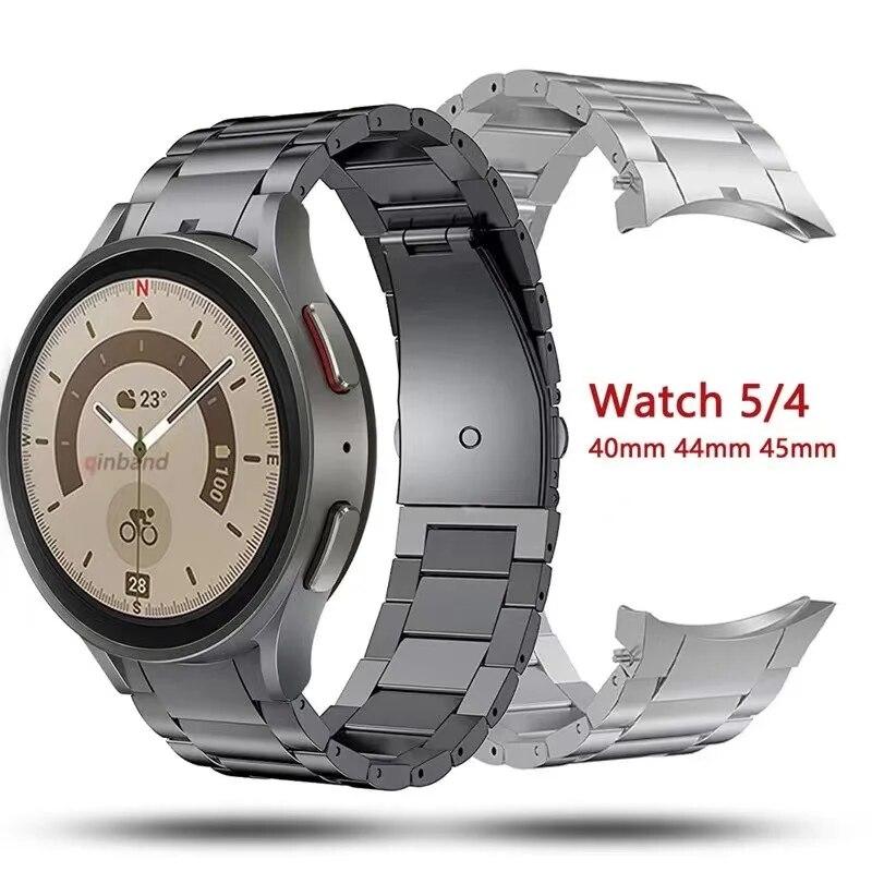 Титановый ремешок для часов без зазоров для Samsung Galaxy Watch 5/4, 40/44 мм, металлический ремешок для Galaxy Watch 5 Pro, 45 мм/4, классический, 46, 42 мм
Титановый ремешок для часов без зазоров для Samsung Galaxy Watch 5/4, 40/44 мм, металлический ремешок для Galaxy Watch 5 Pro, 45 мм/4, классический, 46, 42 мм