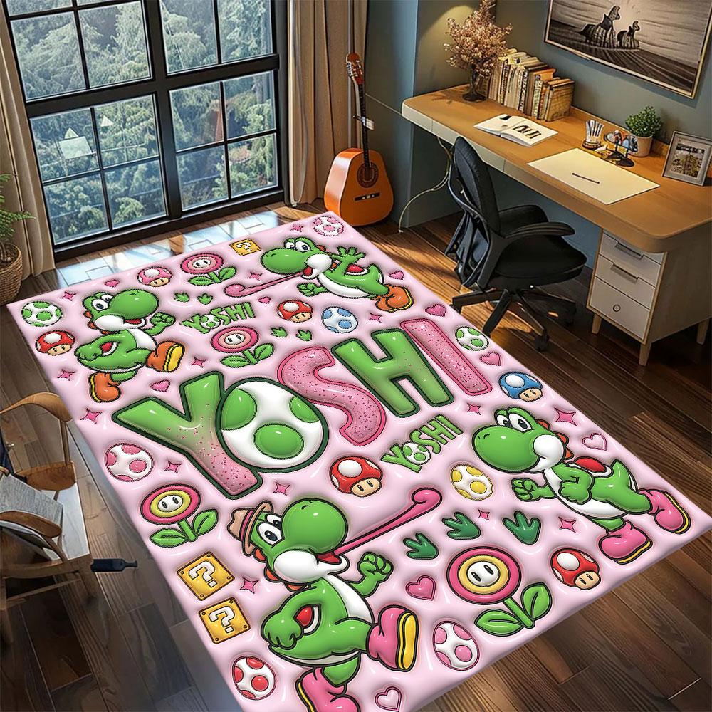 Mario anime character Carpet for Living Room Bedroom Home Decor Cool Movie Mat Play Floor Mat 60x90cm
Mario anime character Carpet for Living Room Bedroom Home Decor Cool Movie Mat Play Floor Mat 60x90cm