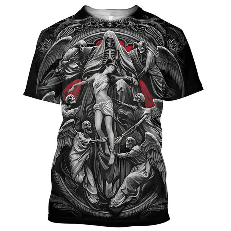 3D Personalized Horror Skull Printing Men s T Shirt Hip Hop T Shirt For Men Summe Casual O-Neck Short Sleeve Top Streetwear Tees 6XL
3D Personalized Horror Skull Printing Men s T Shirt Hip Hop T Shirt For Men Summe Casual O-Neck Short Sleeve Top Streetwear Tees 6XL