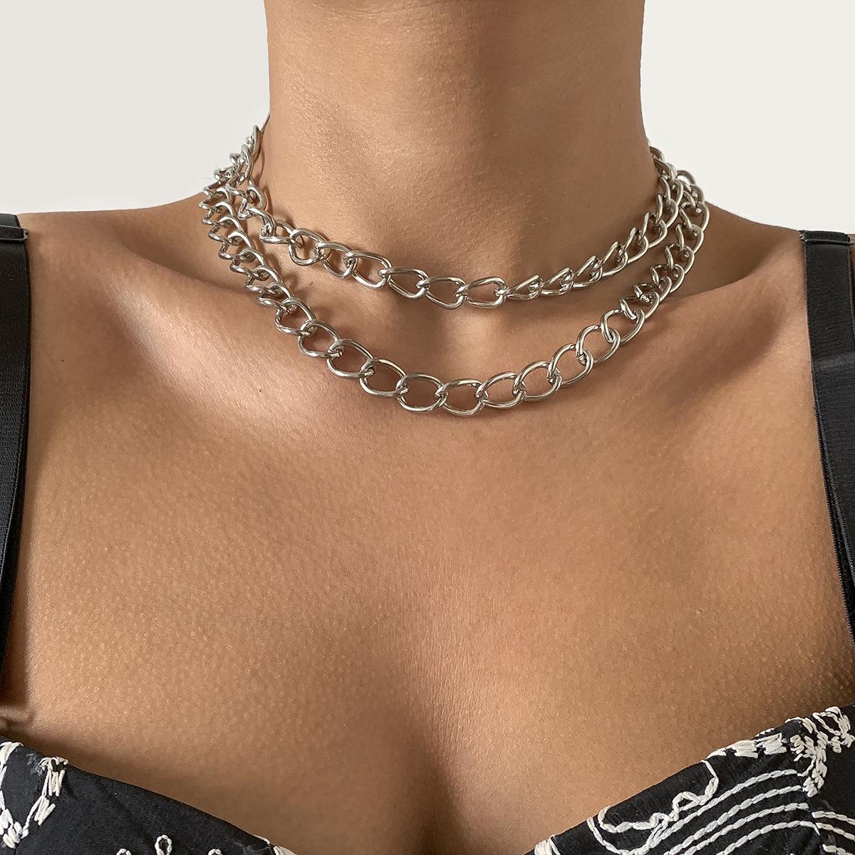 Accessories, punk exaggerated mix and match chain necklaces, long hip-hop multi-layer fringed thick necklaces for women See details
Accessories, punk exaggerated mix and match chain necklaces, long hip-hop multi-layer fringed thick necklaces for women See details