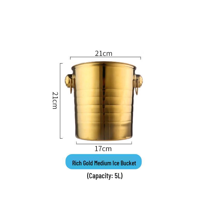 ZISIZ Thickened Stainless Steel Tiger Head Ice Bucket
ZISIZ Thickened Stainless Steel Tiger Head Ice Bucket