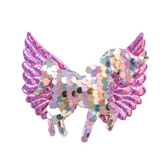 Girl Hairpin Three-Dimensional Lightweight Unicorn Decor Hair Clip with Sequin Glitter Decoration Sparkling Ponytail Hair Accessory
Girl Hairpin Three-Dimensional Lightweight Unicorn Decor Hair Clip with Sequin Glitter Decoration Sparkling Ponytail Hair Accessory
