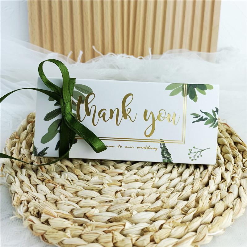 Forest-Themed Candy Box with Green Ribbon, INS Style; Ideal for Weddings, Baby Showers, Triangle Hot-Stamped Design. 5.5x13cm
Forest-Themed Candy Box with Green Ribbon, INS Style; Ideal for Weddings, Baby Showers, Triangle Hot-Stamped Design. 5.5x13cm