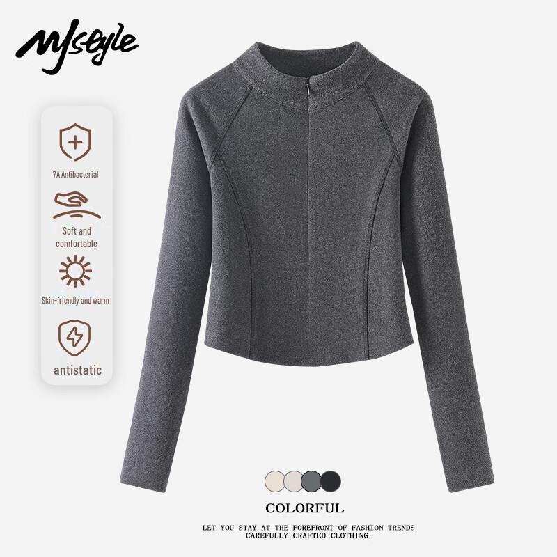 MJ STYLE Women s Long Sleeve Half-High Collar Top XL
MJ STYLE Women s Long Sleeve Half-High Collar Top XL